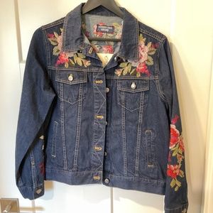 Johnny Was Embroidered Jean Jacket